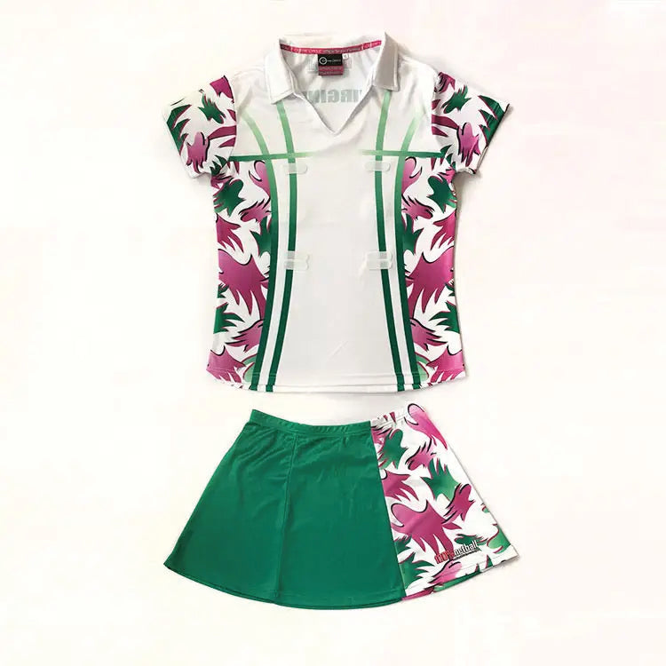 Girls Netball Top & Skirt