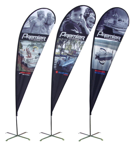 3m Premium Teardrop Flag Set